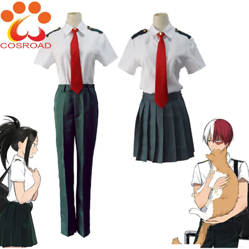 Cosroad Boku No My Hero Academy джинсовая куртка для косплея Todoroki Shoto джинсовое пальто для мужчин и женщин куртка на молнии с капюшоном