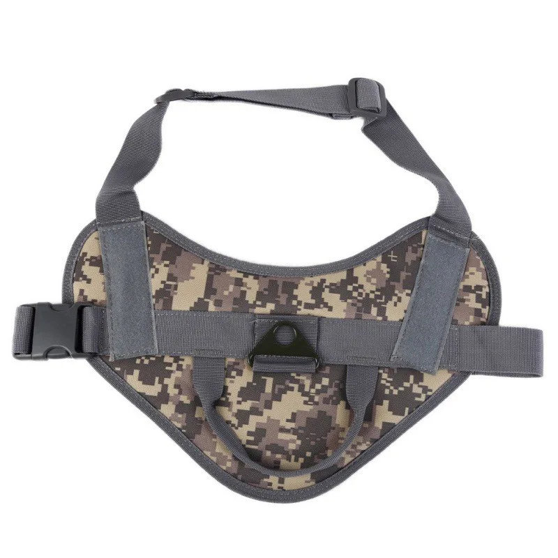 

Tactical Service Dog Vest Training Hunting Molle Nylon Water-resistant Puppy Clothes Adjustable Dog Harness with Handle