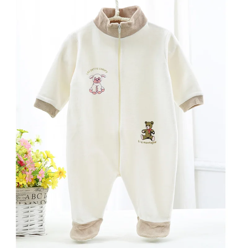 Детские пижамы детская одежда детские комбинезоны альпинистские с длинным рукавом хлопковые детские осень-зима детская одежда для новорожденных