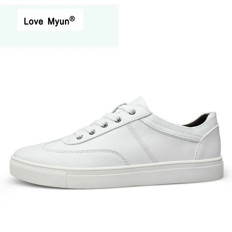 Dos De Couro Para Branco Moda Outono Homens Casuais Lace Preto Preto Sapatos ~ Da up 844 Tamanho Sapatilhas 2019 Homens Nova 49 35 Primavera branco AP7qxFI0Yw