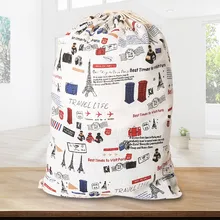 YILE многоцелевой Домашний Органайзер на шнурке из хлопка и льна, сумка для обуви, Сумка с цветком кролика 8201e