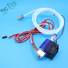 3D Printer V5 J-head Hotend with Single Cooling Fan for 1.75mm/3.0mm Direct Filament Wade Extruder 0.2mm/0.3mm/0.4mm Nozzle