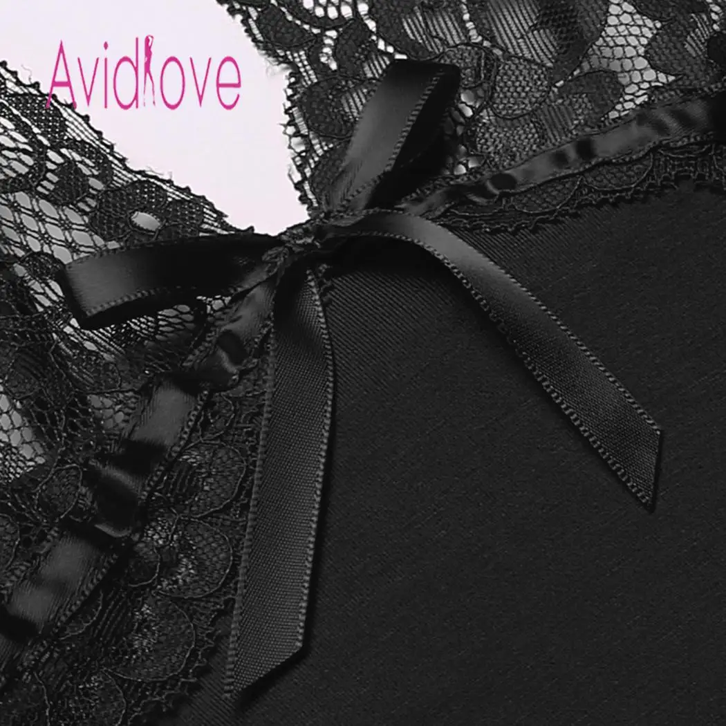 Женское ночное платье Avidlove ночная сорочка сексуальное нижнее белье с
