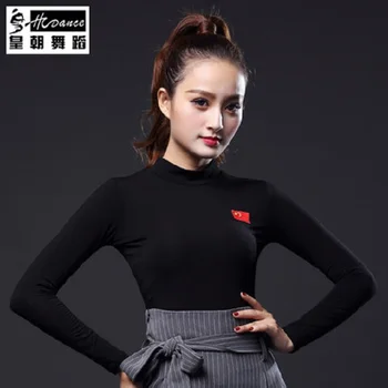 

HCDance/ Royal Dance Latin dance garment female adult new spring dance long sleeved training suit A197