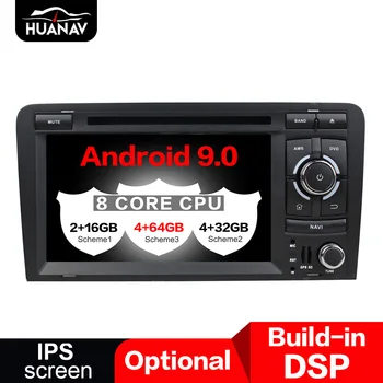 

Android 9.0 Car DVD Player GPS navigation For Audi A3 2006-2013 multimedia Car Auto radio stereo player head unit tape recorder