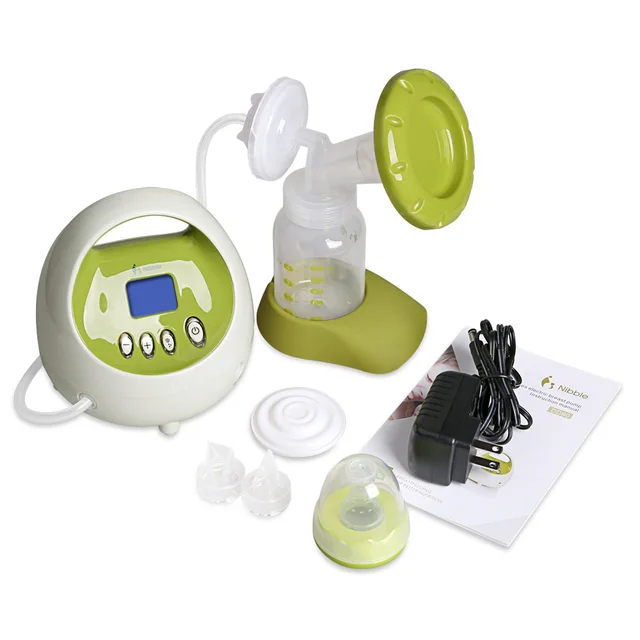 GL BPA Free Automatic Electric Breast Pumps 5W Powerful Large Suction Breast Pump Breast Feeding Baby Feeding with Milk Bottle