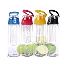 Cycling 700ML Tritan Fruit Infuser Water Bottle Sports Health Lemon Juice Make Bottle