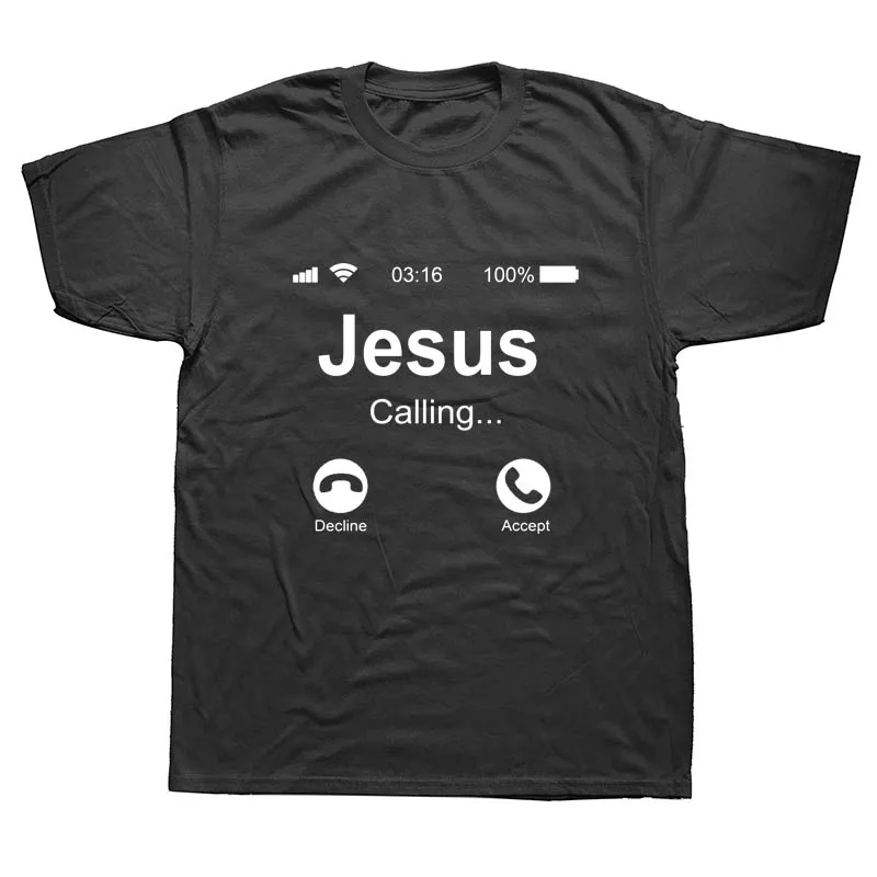 Jesus Is Calling T Shirt Christ Christian Religion Faith Gift T Shirt ...