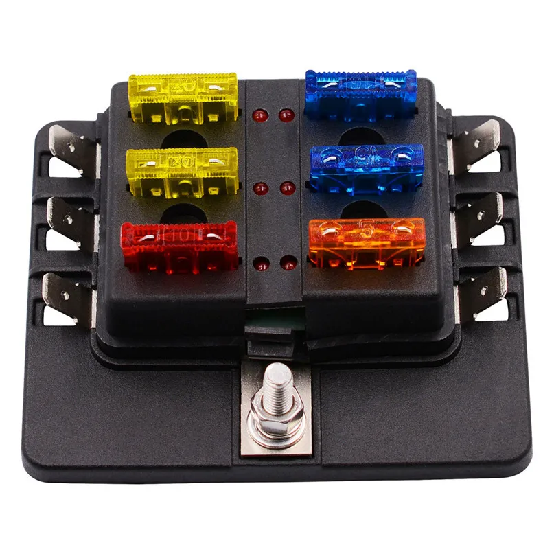 Aliexpress.com : Buy 6 Way Terminals Circuit Car Boat Bus ... buss fuse box circuit builder 