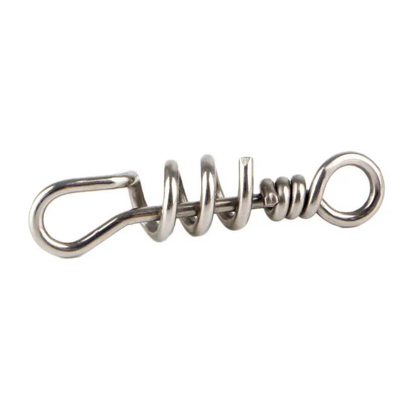 Soft Lure Baits Hook Pin Spring Fixed Lock Fishing Screw Needle Soft