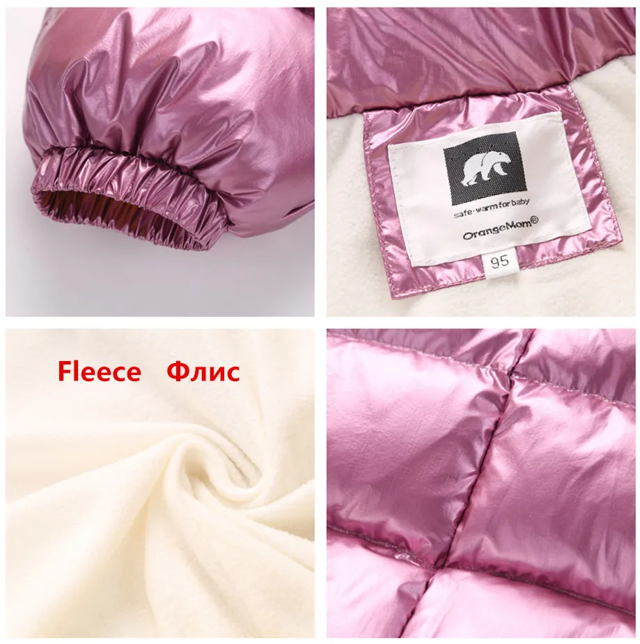 Orangemom Children's Jumpsuit baby girls winter coat brand jacket for girls clothing , thicken infant girl coat infant snowsuit