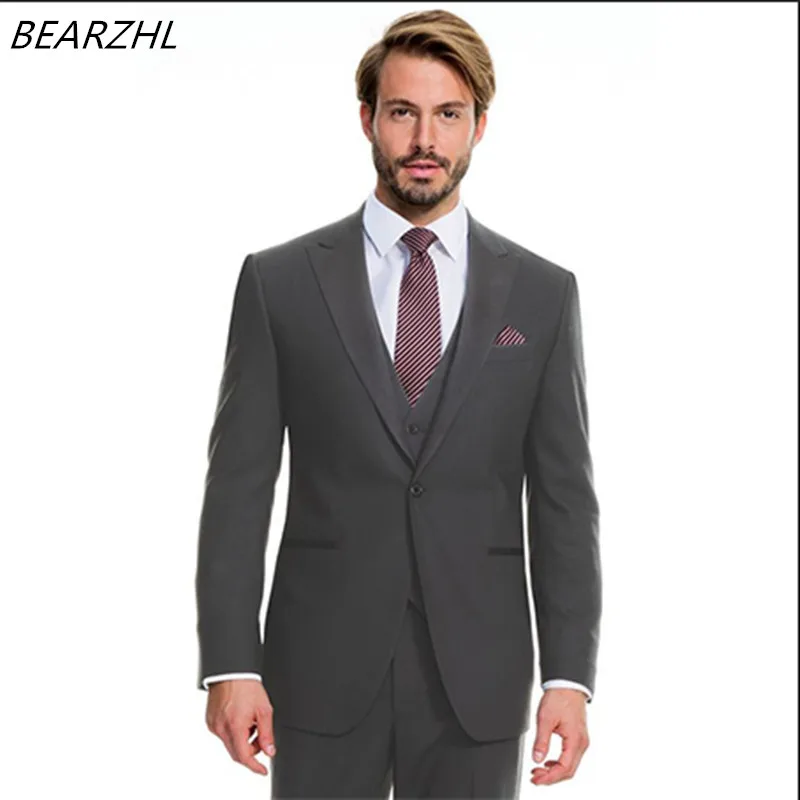 Abiti da uomo abito da uomo per smoking da sposa grigio antracite abiti da  sposo 2021|3 piece suit|suits for menfor men suit - AliExpress
