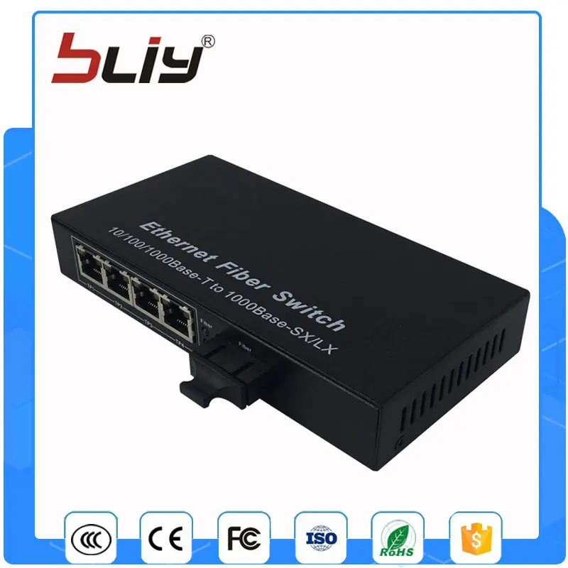 channel 4 switch network switch gigabit Port optic fiber 4 10/100/1000mbps ethernet channel 4 switch network switch gigabit Port optic fiber 4 10/100/1000mbps ethernet