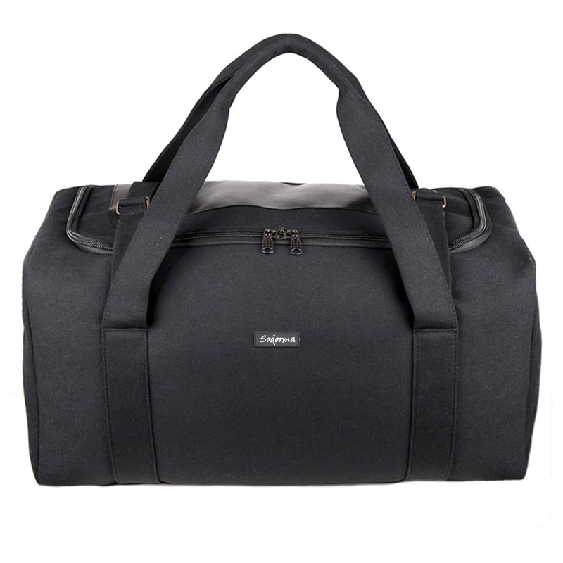 Большая вместительная 80л прочная плотная холщовая дорожная сумка, багажная сумка, мужская сумка, сумка для вещания на молнии