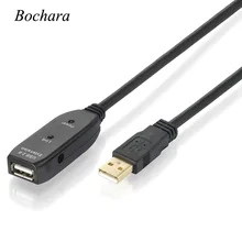 Special Offers 10M Active Repeater USB 2.0 Extension Cable Male to Female Built-in IC Dual Shielding EMIFIL High Speed Transmission