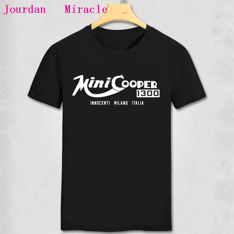 

Mini Cooper T Shirt Innocenti milano italia Retro THE ITALIAN TRIO Mini Cooper 1300 T-Shirt Popular Car Cool Man cotton top tee
