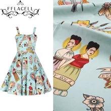 FFLACELL 50*140 см красное японское кимоно цветущая вишня хлопковая ткань платье ремесло ткань лоскутное ремесло швейный материал