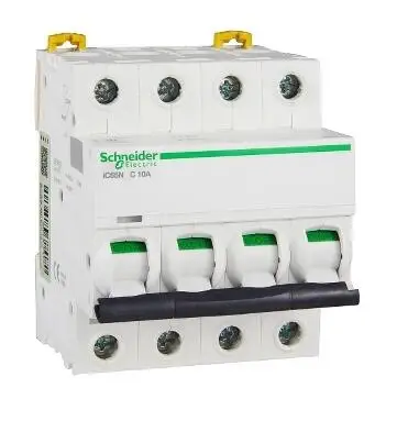 

IC65N 4P C10A A9F18410 4P | 10A | C | 6KA IC65 miniature circuit breaker