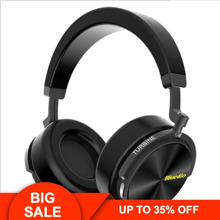 

Genuine Original Bluedio T5 Wireless Bluetooth 4.2 Stereo Headphone Headset Earphone Foldable Stretchable Support Sd Card FM Mic