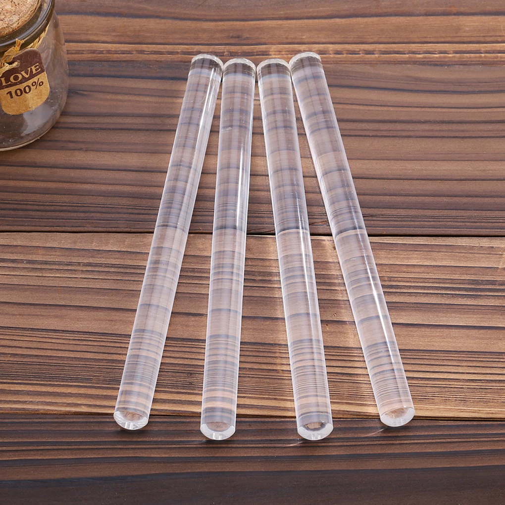 Mini Acrylic Rolling Pin Fondant Roller Baking Rough Clay Pizza Pasta