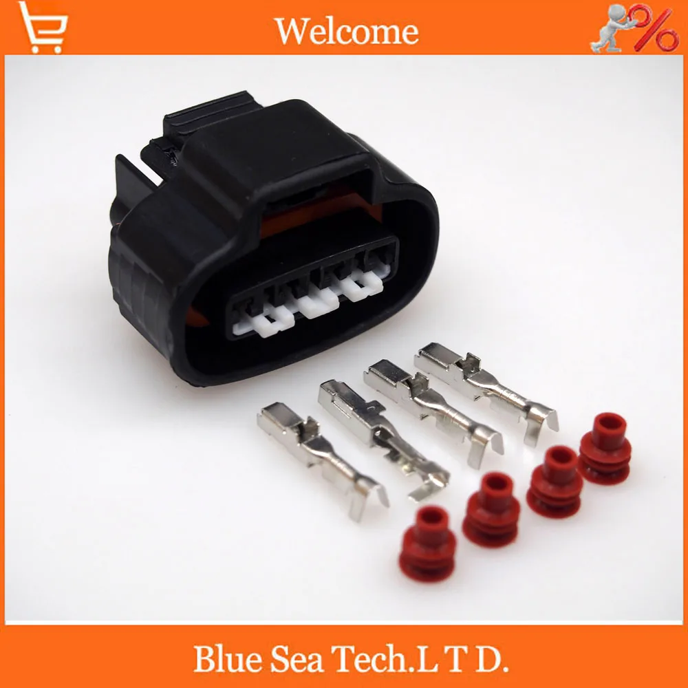 

10 PCS 4 Pin/way 2.2mm coil and throttle sensor plug,Auto waterproof connector for Toyota,Honda,VW,etc.