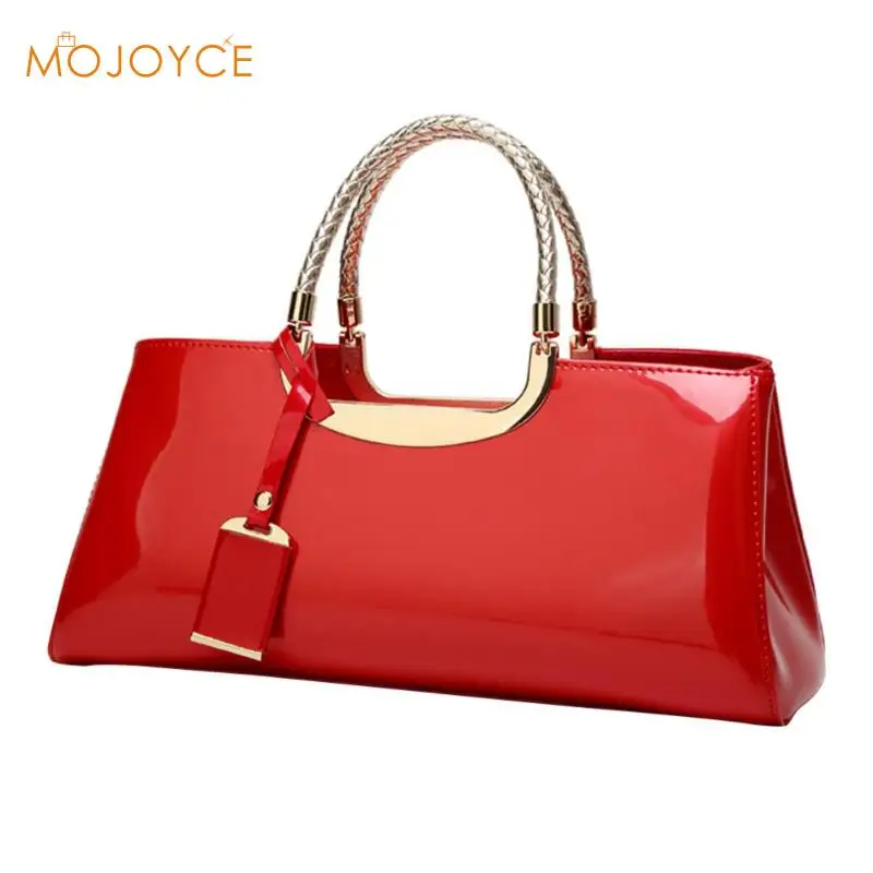 Fashion Women Evening Bag Fashion High Quality Glossy Patent Leather