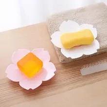 Сакура мыло в форме цветка ящик для слива белья мыло контейнер большой творческий ручной работы мыльная Полка Ванная комната мыльница и слив