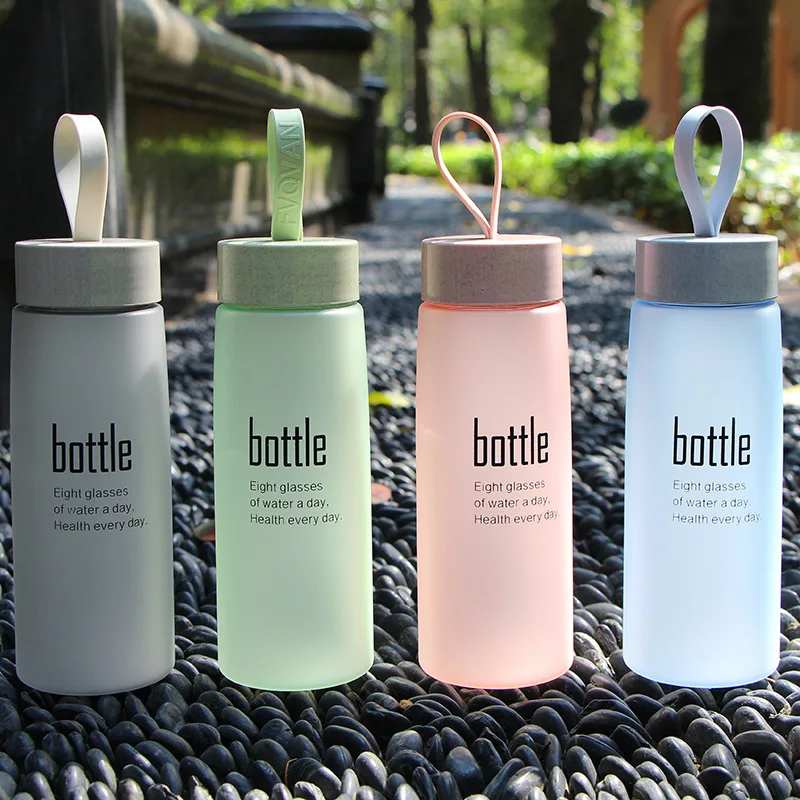 Creative Water Bottle Letters Plastic Environmental Portable My Bottles