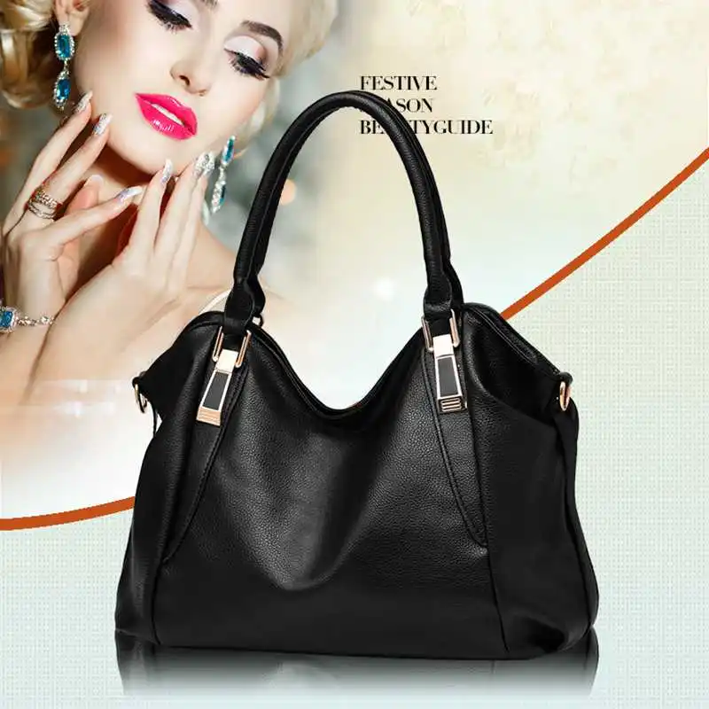 Модная дизайнерская женская сумка, женские Сумки из искусственной кожи, дамские портативные сумки на плечо, Офисная дамская сумка-хобо