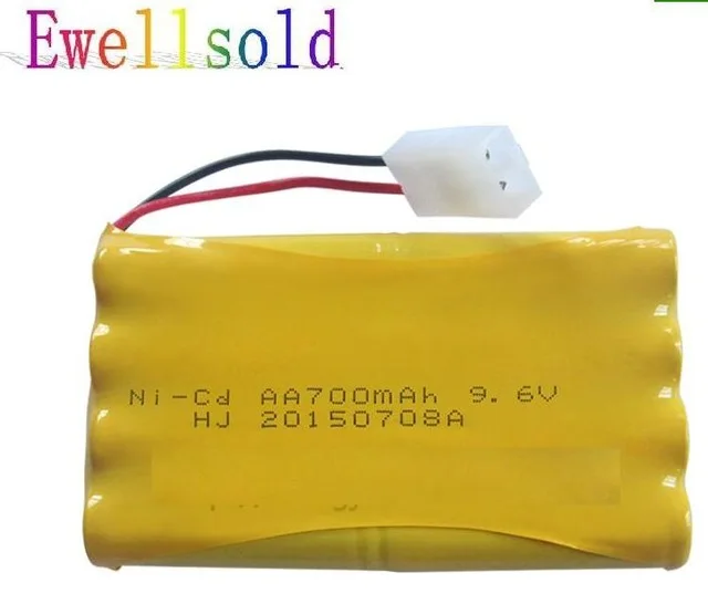 Ewellsold 9 6 v 700mAh Ni CD аккумуляторная батарея для RC автомобиля грузовик лодка Танк