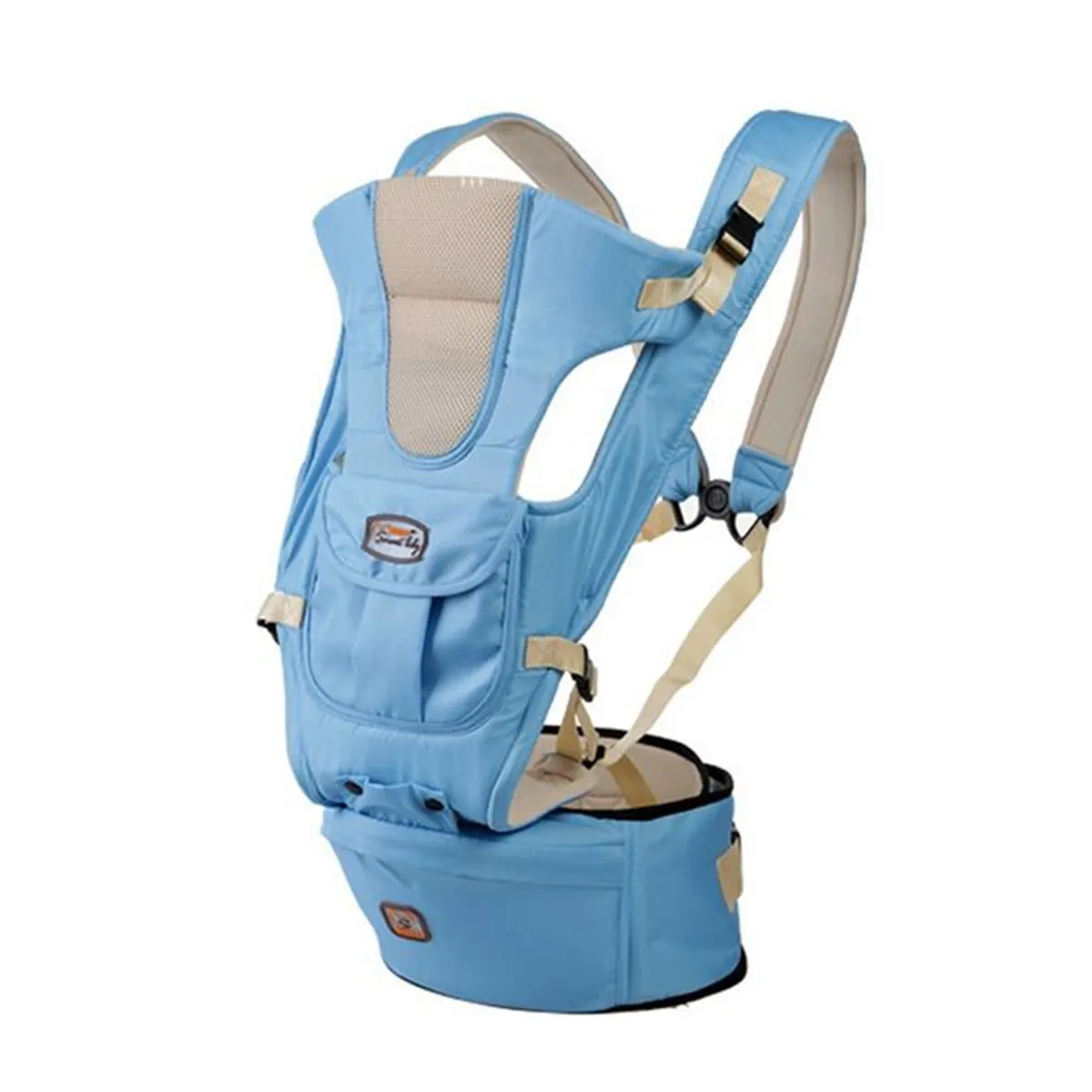 

7 in 1 Adjustable 0-36 months Infant Baby Sling Carrier Backpack Breathable mesh fabric Ergonomic Wrap Backpack Carriers