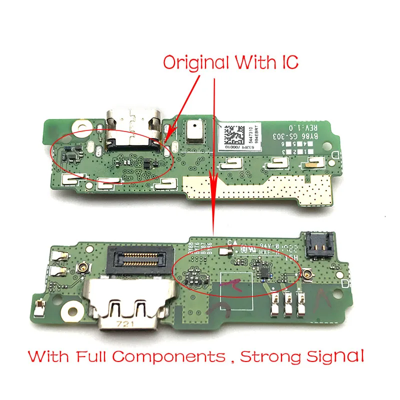 Usb зарядное устройство док-станция антенный разъем микрофон гибкий кабель монтажная плата для sony Xperia XA1 Ultra G3221 G3212 G3223 G3226