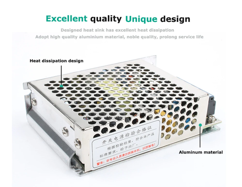 DIANQI источник питания 75 Вт 15 в 5A источник питания 75 Вт 15 в мини размер din led ac dc преобразователь ms-75-15