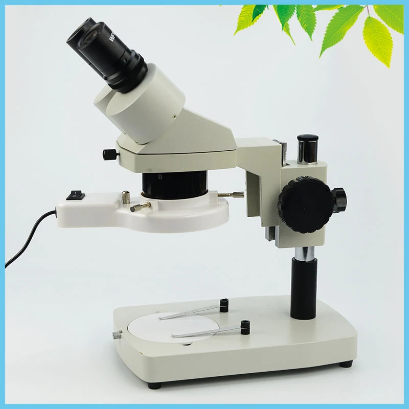 

30X 60X Industrial Binocular Stereo Microscope with External Ring Light Repair Tool for Mobile Phone Clock Repairing