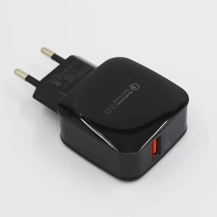 

USB Charger Mobile Phone Fast Charging Qualcomm Quick Charge QC 3.0 Travel Wall Adapter US Plug EU Plug For Samsung iPhone