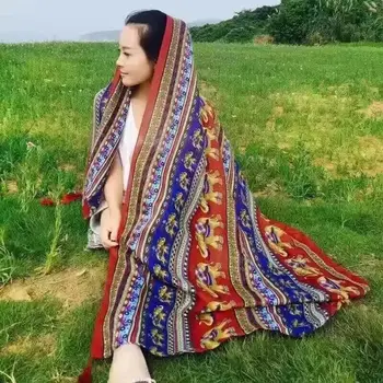 

Winter elephant printed scarf,cotton voile shawl,animal print scarf,Muslim hijab,shawls and scarves,wraps shawls,muffler,cape