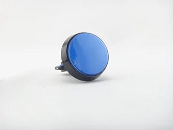 50 мм с подсветкой 12v светодиодный Аркада кнопка для Mulitcade игровых автоматов MAME-пятью цветными Горячая Распродажа - Цвет: Синий