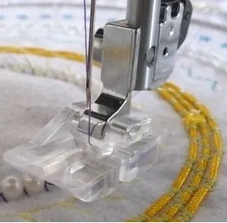 Домашняя круглая лапка из бусин 9910 для домашнего шитья|bead foot|foot presserbeading presser foot |