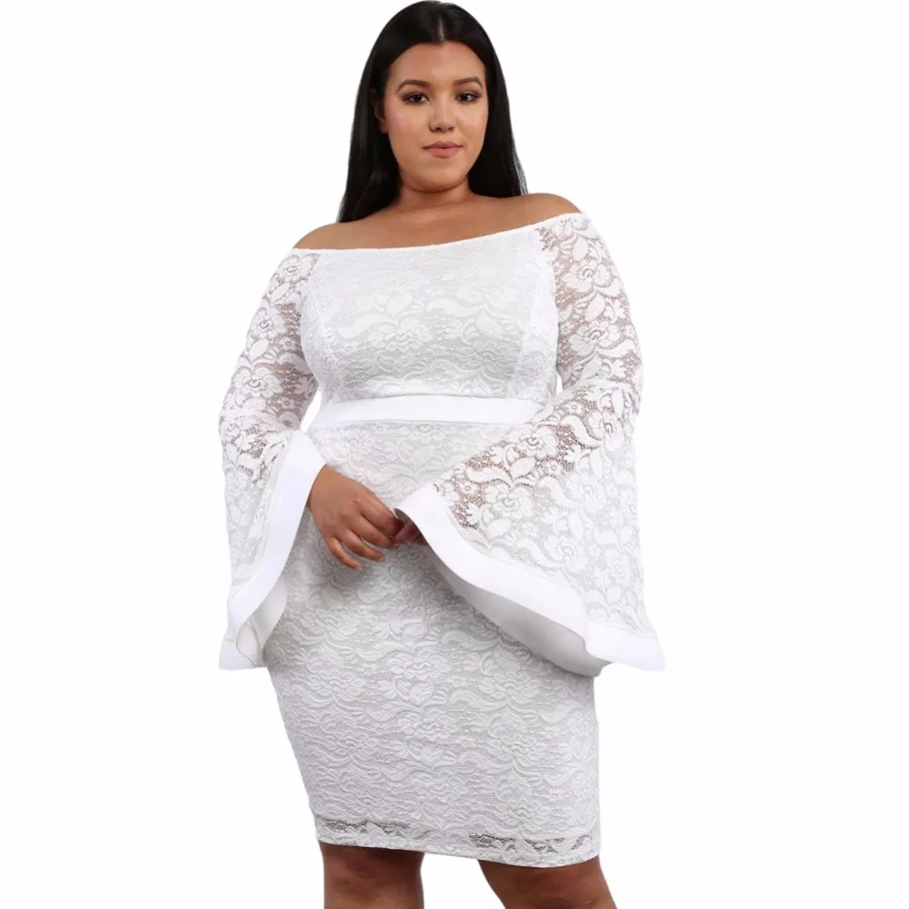 Платье С Кружевными Расклешенными Рукавами Купить