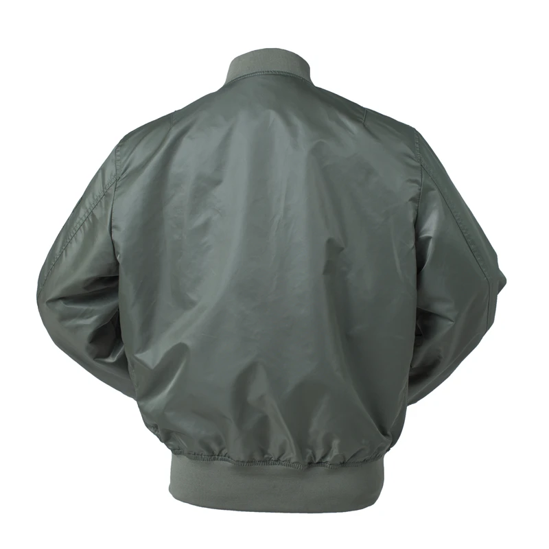 Online 2018 wasserdichte Hohe Qualität Ma1 Armee Grün Taktische Militärische varsity Flug Windjacke Pilot Air Force Bomber Jacke für Männer