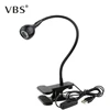 LED Clip Desk Lamp DC 5V Flexible Gooseneck Clip Holder USB Power Led Table Lamp Reading Book Light for Dorm Desktop Bedside ► Photo 1/6