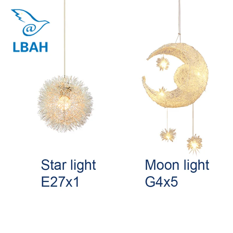 The stars the moon creative personality droplight restaurant bar balcony bedroom warmth lighting lamps and lanterns of children The stars the moon creative personality droplight restaurant bar balcony bedroom warmth lighting lamps and lanterns of children