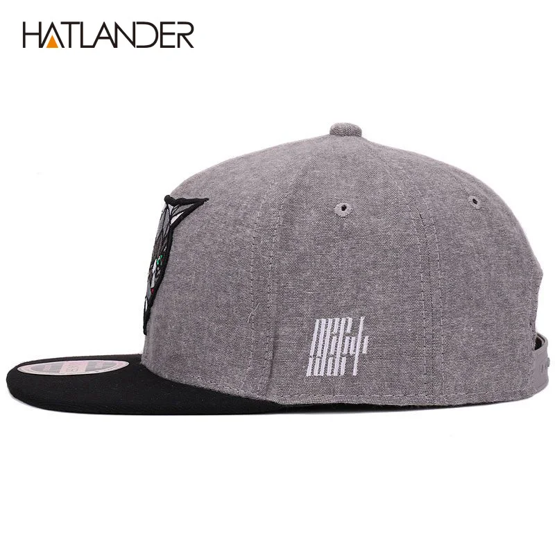 Фото Hatlander 3D дьявольские глаза, бейсболки, ретро-кепки, плоские кепки, бейсболки, хип-хоп, кепки для мужчин, женщин, мужчин, унисекс №4
