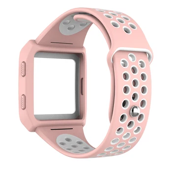 

MYRIANN Accessories Set Silicone Replacement Wrist Band Soft Strap Three-color Cover for Fitbit Ionic Smart Watch