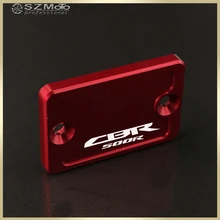 Para honda cbr500r cbr 500r 2013-2017 acessórios da motocicleta freio cilindro de embreagem reservatório fluido capa com logotipo