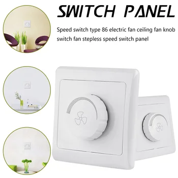 

Wall Button Switch AC 220V 10A Dimmer Light Switch Adjustment Light Control Ceiling Fan Speed Control Switch Led Dimmer