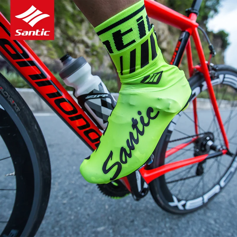 Santic Cycling Shoes Cover Men Windproof Dustproof Bike Bicycle Shoes