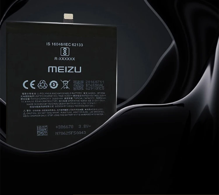 Meizu,, 3060 мА/ч, BT65M, батарея для Meizu MX6, мобильный телефон, новейшее производство, высокое качество, батарея с номером отслеживания