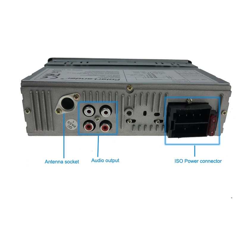 Аудио стерео 1 din Размер дистанционный пульт bluetooth в тире FM с Mp3 плеер USB SD Вход AUX приемника RDS