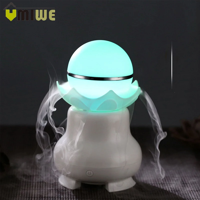 

USB Pearl Humidifier Mini Air Purifier Aroma Diffuser Essential Oil Diffuser Air Humidifier with 7 LED Color Changing Lights